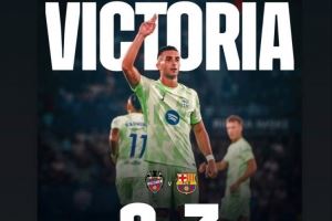 特狮社媒祝贺巴萨获胜：干得漂亮！🦾一场精彩的大逆转💙❤️