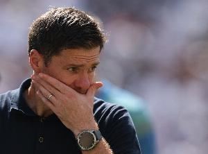 阿隆索执教生涯第二次被对手打进5球，3次面对西蒙尼1平2负