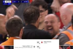 与红军球迷对喷！官方：西蒙尼行为违反体育道德，欧冠停赛1场